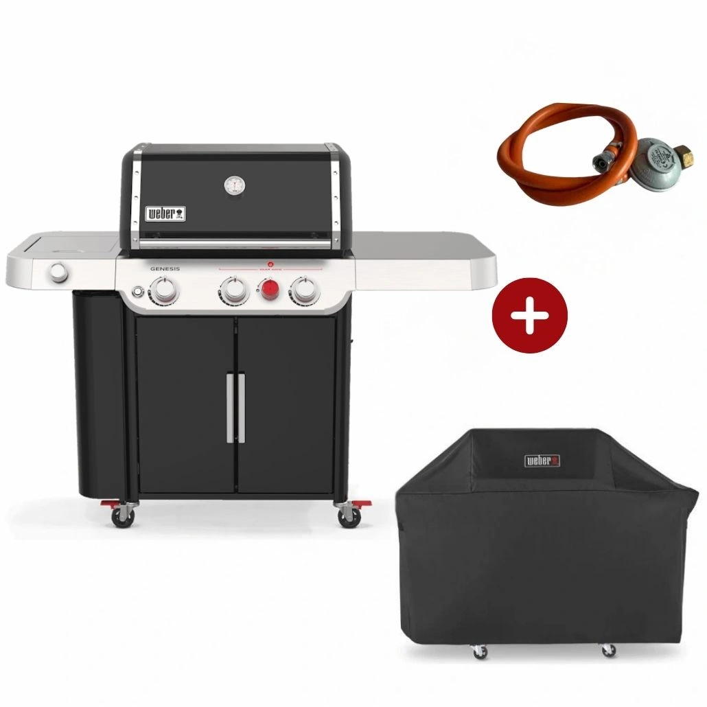 Starter Pack Weber - Gratar pe gaz E-335 - Negru + Regulator.jpg