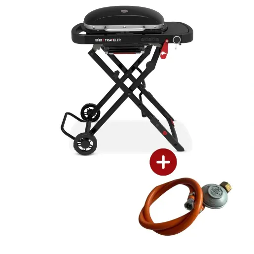 Gratar Traveler compact Negru - Weber